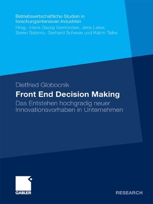cover image of Front End Decision Making